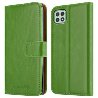 Samsung Galaxy A22 5G lommebokdeksel etui (grønn)