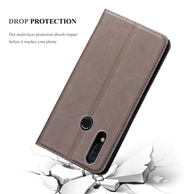Cubot J7 lommebokdeksel case (brun)