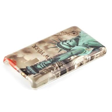 LG OPTIMUS L7 II Hardt Deksel Case (brun)