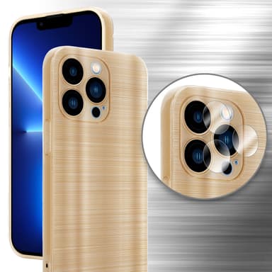 iPhone 13 PRO Silikondeksel Beskyttelse (gold)