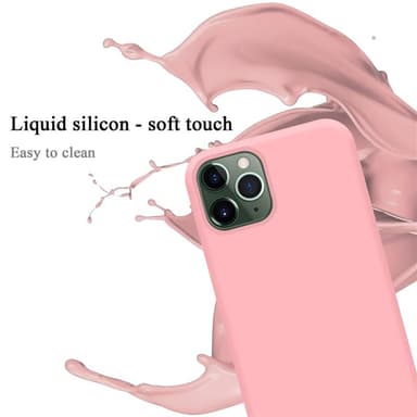iPhone 11 PRO MAX silikondeksel case (rosa)