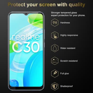 Realme C30 / Narzo 50i PRIME Skjermbeskytter Skärmskydd