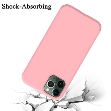 iPhone 11 PRO MAX silikondeksel case (rosa)