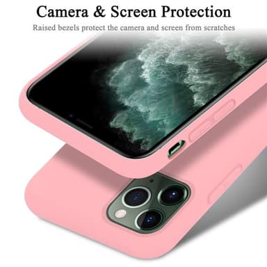 iPhone 11 PRO MAX silikondeksel case (rosa)