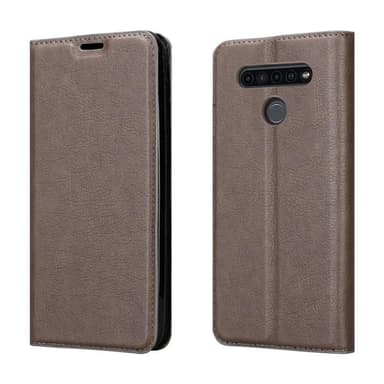 LG KQ51 lommebokdeksel case (brun)