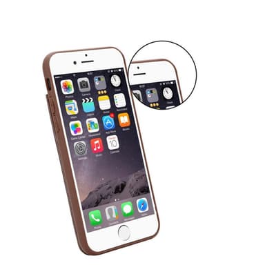 iPhone 6 PLUS / 6S PLUS Deksel Kunstskinn (brun)