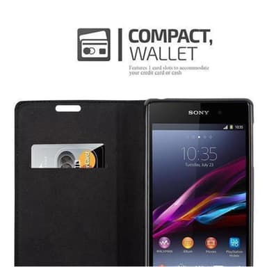 Sony Xperia Z1 lommebokdeksel case (brun)