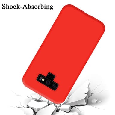 Samsung Galaxy NOTE 9 silikondeksel case (rød)