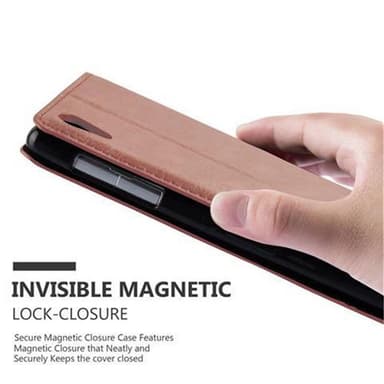 Sony Xperia Z1 lommebokdeksel case (brun)