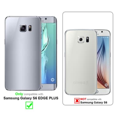 Samsung Galaxy S6 EDGE PLUS Hardt Deksel Cover (rød)