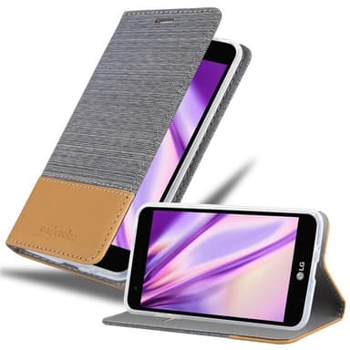 LG K4 2017 lommebokdeksel etui (grå)