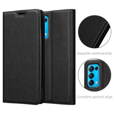 Oppo FIND X3 LITE lommebokdeksel case (svart)