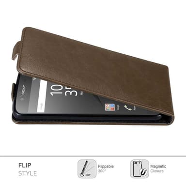 Sony Xperia Z5 deksel flip cover (brun)