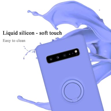 Deksel Samsung Galaxy S10 5G Ring Case (lilla)