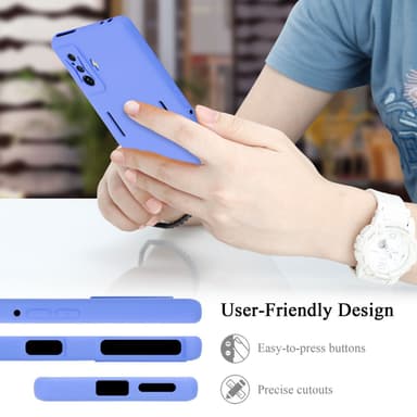 Xiaomi Poco F4 GT silikondeksel case (Lilla)