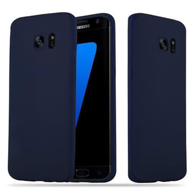 Deksel Samsung Galaxy S7 EDGE Silikon cover (blå)