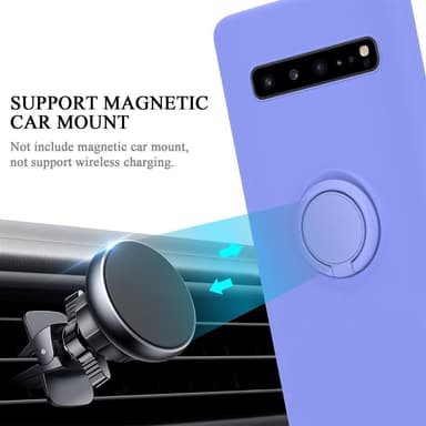 Deksel Samsung Galaxy S10 5G Ring Case (lilla)