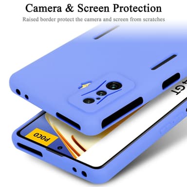 Xiaomi Poco F4 GT silikondeksel case (Lilla)