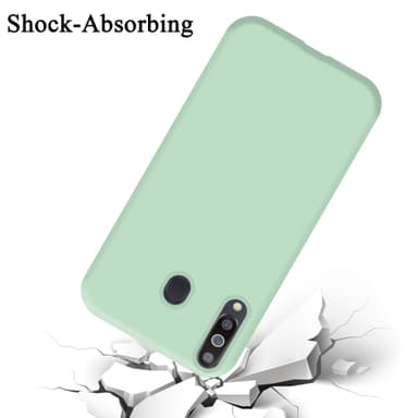 Samsung Galaxy M30 / A40s silikondeksel case (grønn)