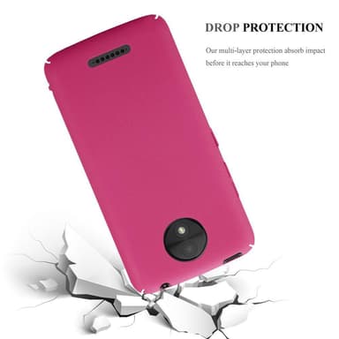 Motorola MOTO C PLUS Hardt Deksel Cover (rosa)