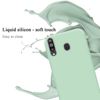 Samsung Galaxy M30 / A40s silikondeksel case (grønn)