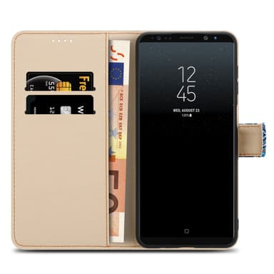 Samsung Galaxy NOTE 8 lommebokdeksel etui (blå)