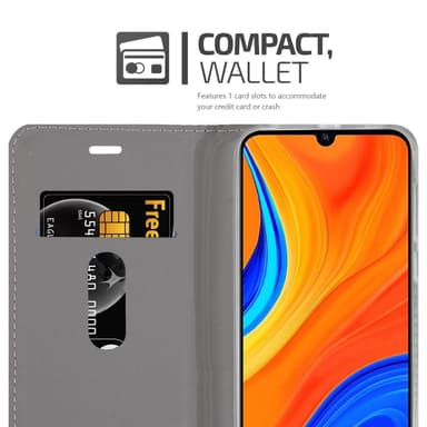 Huawei Y6S lommebokdeksel etui (grå)