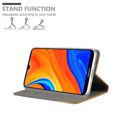 Huawei Y6S lommebokdeksel etui (grå)