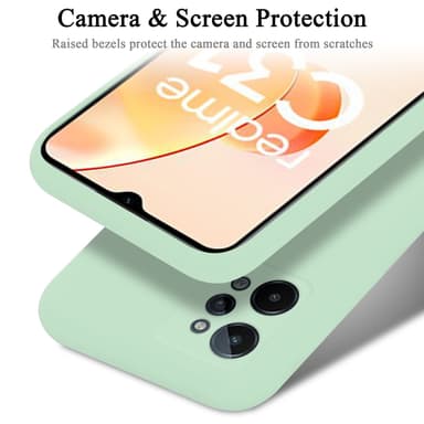 Realme C31 silikondeksel case (grønn)