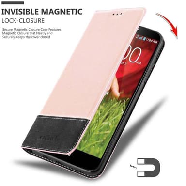LG G2 Deksel Case Cover (rosa)