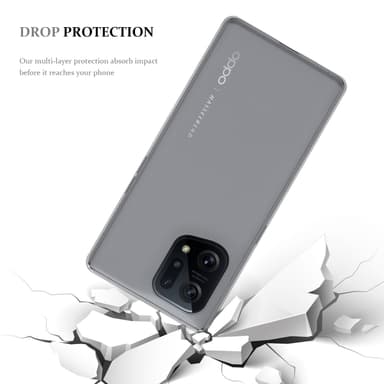 Oppo FIND X5 deksel ultra slim (gjennomsiktig)