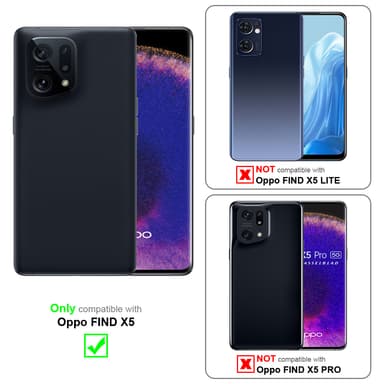 Deksel Oppo FIND X5 Silikon cover (rosa)