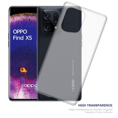 Oppo FIND X5 deksel ultra slim (gjennomsiktig)