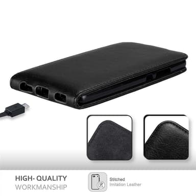 Huawei P9 deksel flip cover (svart)