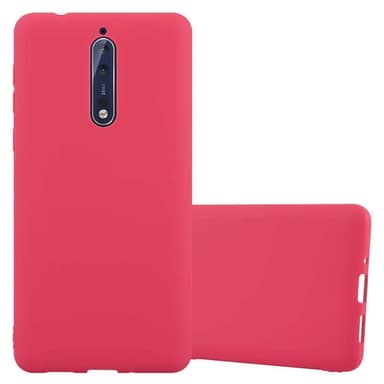 Deksel Nokia 8 2017 Silikon cover (rød)