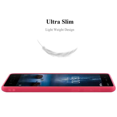 Deksel Nokia 8 2017 Silikon cover (rød)