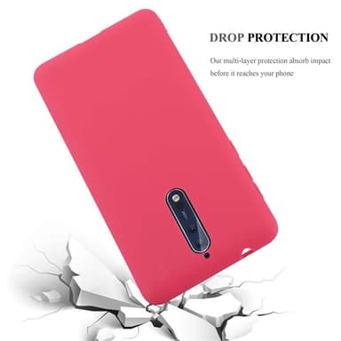 Deksel Nokia 8 2017 Silikon cover (rød)
