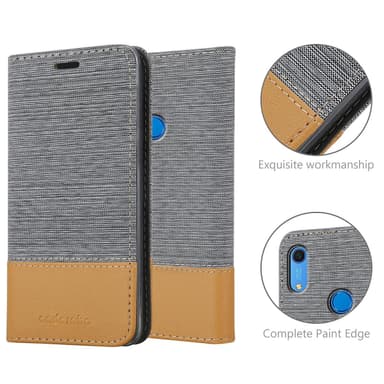 Huawei Y6S lommebokdeksel etui (grå)