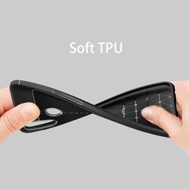 Samsung Galaxy A10s / M01s Deksel Kunstskinn (svart)