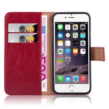 iPhone 6 / 6S lommebokdeksel etui (rød)