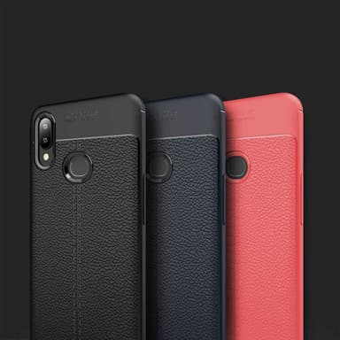 Samsung Galaxy A10s / M01s Deksel Kunstskinn (svart)