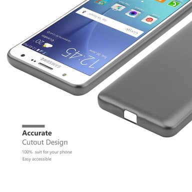 Deksel Samsung Galaxy J7 2015 Case Cover (grå)