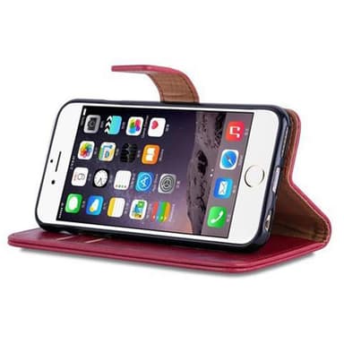 iPhone 6 / 6S lommebokdeksel etui (rød)