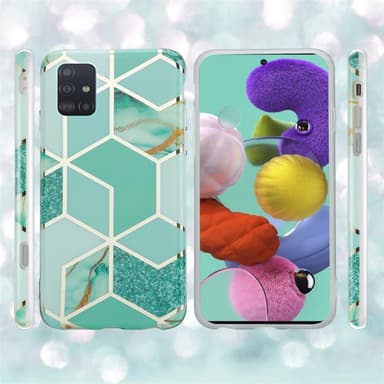 Samsung Galaxy A51 5G lommebokdeksel etui (grønn)