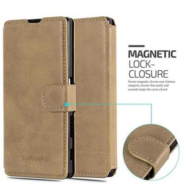 Sony Xperia Z5 lommebokdeksel etui (brun)