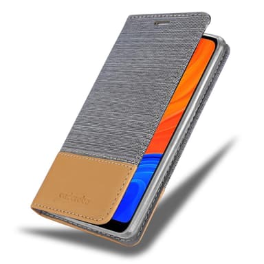 Huawei Y6S lommebokdeksel etui (grå)