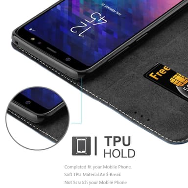 Samsung Galaxy A6 PLUS 2018 Deksel Case Cover (blå)