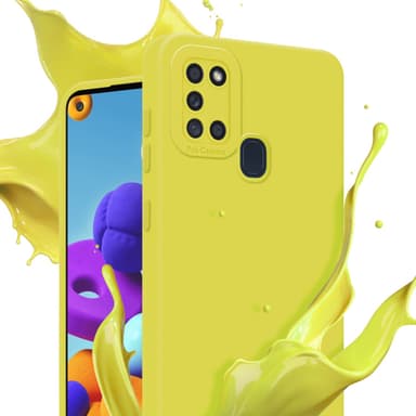 Samsung Galaxy A21s Deksel case (gul)