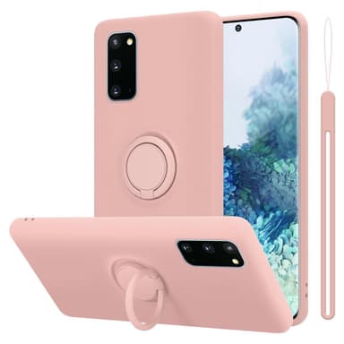 Deksel Samsung Galaxy S20 Ring Case (rosa)