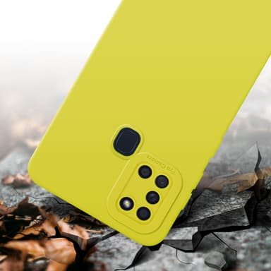 Samsung Galaxy A21s Deksel case (gul)
